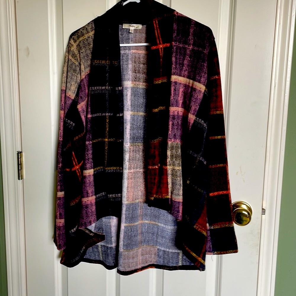 Andrée by Unit Waterfall Plaid Sweater – Women’s Large
